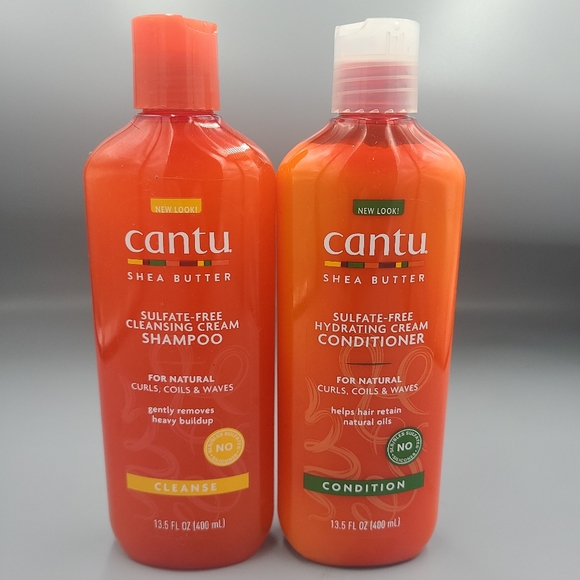 Cantu Hair Cantu Shea Butter Sulfate Free Shampoo And Conditioner 35 Oz Poshmark
